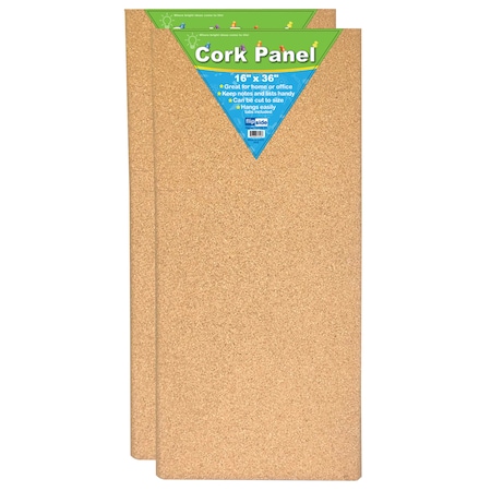 Flipside Cork Panel, 16in x 36in, PK2 37016